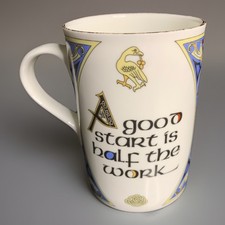 China de huesos finos Royal Tara Galway Ireland - Un buen comienzo es la mitad del trabajo