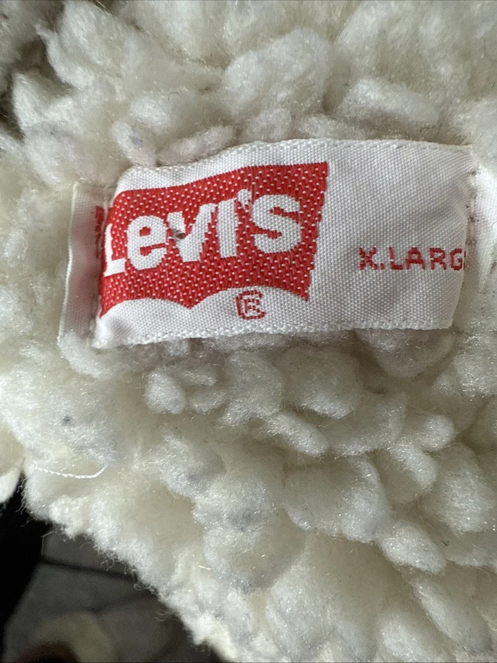 Vintage Levi's Men's Size  XL Corduroy Sherpa Vest Western USA 70s Western - Image 4 of 4