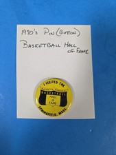 1970  Naismith Memorial Basketball Hall of Fame Pin  Springfield MA