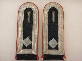 German WWII Luftwaffe Flak Artillery Feldwebels Shoulder Straps