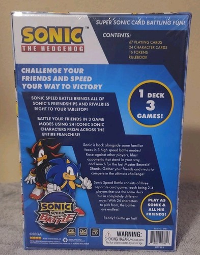 Sonic Speed Battle Box Kess Co. Card Games New Sealed - Picture 3 of 4