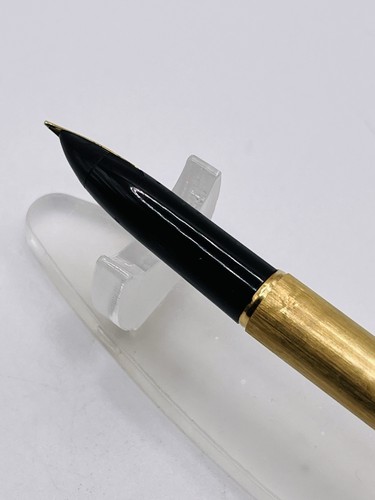 Waterman Concorde Fountain Pen Gold Plated 18ct Gold Med Nib 1970’s France - Picture 11 of 15