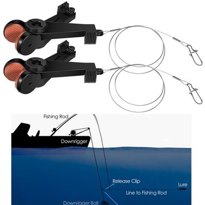 2PACK 2250009 Universal Line Release for Cannon 2-22 lb Downriggers Boat Fishing