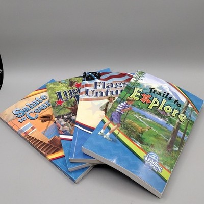 A Beka Book - 4th Grade Readers set of 4 (2nd & 4th Eds.) (Partial Set)