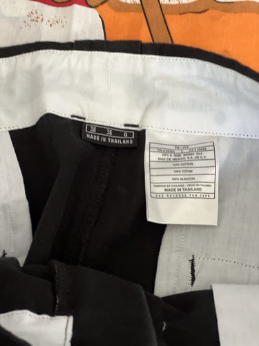 VINTAGE 90s NIKE TIGER WOODS MENS GOLF SHORT BLACK NWT SIZE 36 - Picture 3 of 6