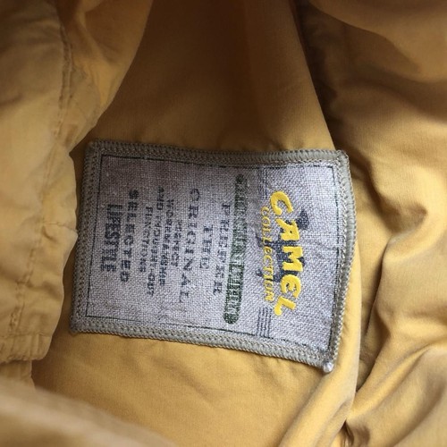Vintage Camel Collection Chore Jacket 2-in-1 Vest Yellow Pockets Men’s Size XL - Picture 4 of 4