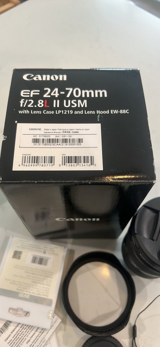 Canon EF 24-70mm F/2.8l II USM Professional Standard Zoom Lens