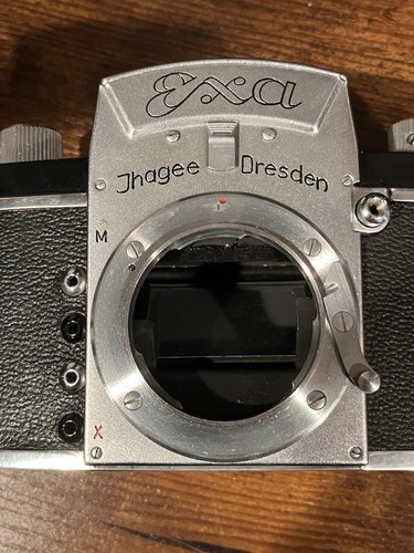 1951 Exa Ihagee Dresden 35mm Camera & Lens Meyer Gorlitz Trioplan 2.9/50mm - Picture 8 of 8