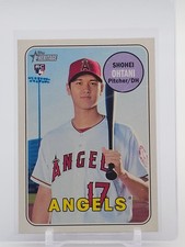 SHOHEI OHTANI 2018 TOPPS HERITAGE BASEBALL ROOKIE RC #600 ANGELS Q1059