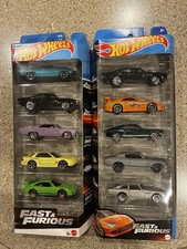 Hot Wheels Fast And Furious 5 Pack Set 2023   2025 New Sealed 10 Cars Total 