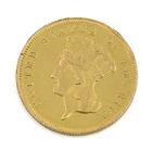 1878 $3 Indian Princess Head United States Gold Coin No Reserve #C906-1