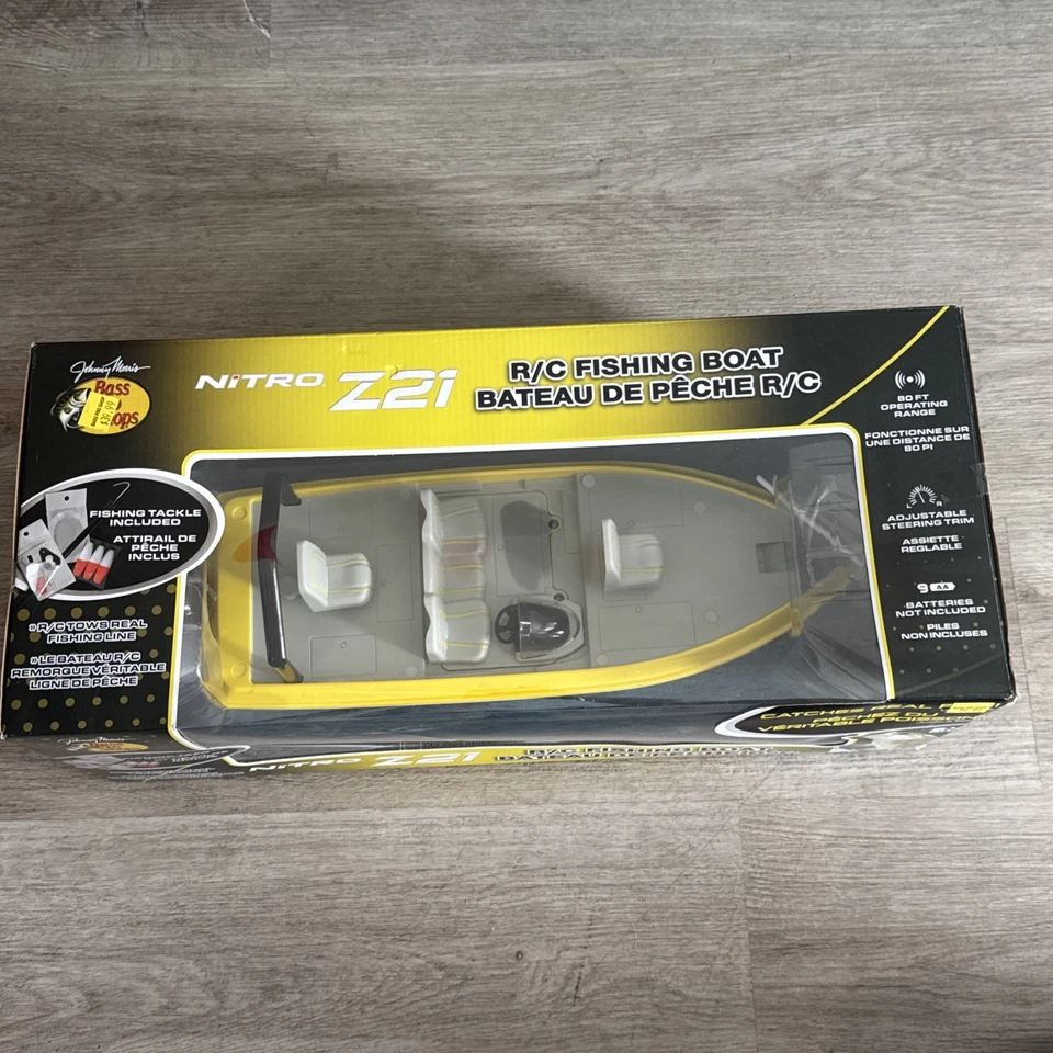 Bass Pro Shops Nitro Z21 Radio Control RC Fishing Boat New Sealed B1176 2.4 GHz - Image 4 of 4