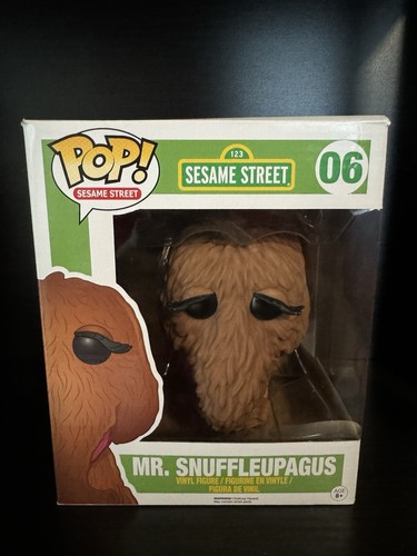 Funko POP! Sesame Street Mr. Snuffleupagus 06 VAULTED 6" Tall Factory Sealed