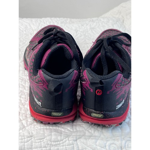 Merrell Damen Tough Mudder Laufen Athleisure Sportschuh - rot/schwarz - 7,5 - Bild 8 von 10