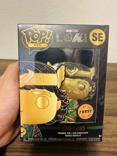 Funko Pop! PIN Marvel  KID LOKI CHASE Limited Edition (rare) New Sealed