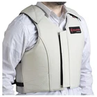 28HS Bull Riding Vest Hilason Bull Pro Rodeo Leathergear Equipment White