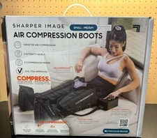 Sharper Image Air Compression Boots Leg Recovery System Small/Medium