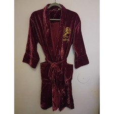 Pottery Barn Teen Harry Potter Gryffindor Burgundy Velvet Robe Sz M