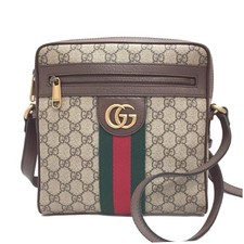 Gucci Ophidia GG Small Messenger Bag 547926 Beige Supreme Canvas Italy Crossbody