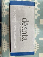 Deanta Pocket Door Handles Satin Chrome Finish
