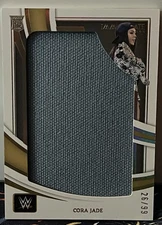 2022 Immaculate WWE Cora Jade Jumbo Ring Canvas RC-CJD  #26/99