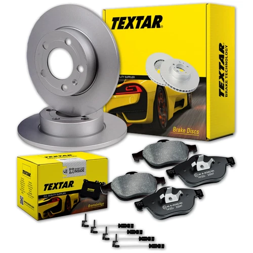 TEXTAR BREMSSCHEIBEN 278mm + BELÄGE VORNE für MERCEDES W123 S123 C123