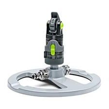 Impact Sprinklers Rotating Pulsating Lawn Sprinkler with Adjustable Head