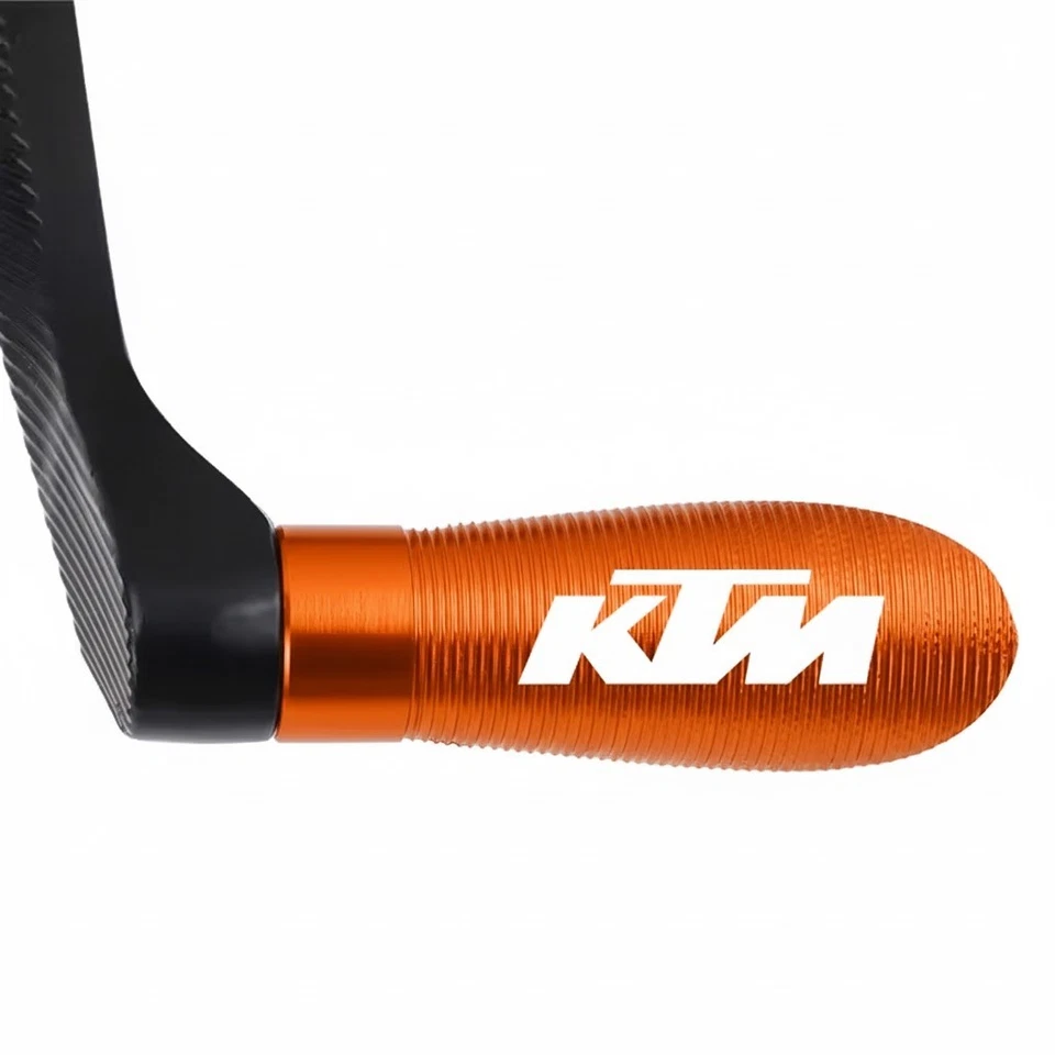 PARALEVE ARANCIONI PER MOTO KTM - ENDBAR - METALLO - Immagine 4 di 4