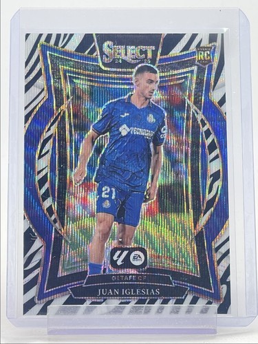 JUAN IGLESIAS 2024 SELECT LA LIGA TERRACE ROOKIE ZEBRA PRIZM RC Q4841