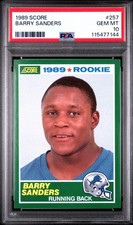 1989 Score — Barry Sanders — ROOKIE — 💎 MINT PSA 10 — NEW CASE (August 2025)