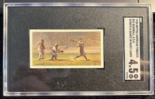 1930 BRITISH AMERICAN TOBACCO #25 BASEBALL USA BABE RUTH SPORTS+GAMES FREE SHIPG