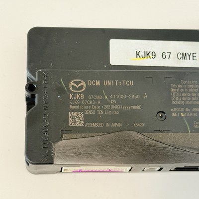 tkcページ 2021 MAZDA CX-5 TELEMATIC COMMUNICATION CONTROL MODULE OEM