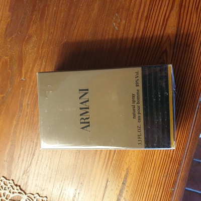 Armani pour Homme Vintage Spray UF6L 1987 Cosmair no bar code no green dot 