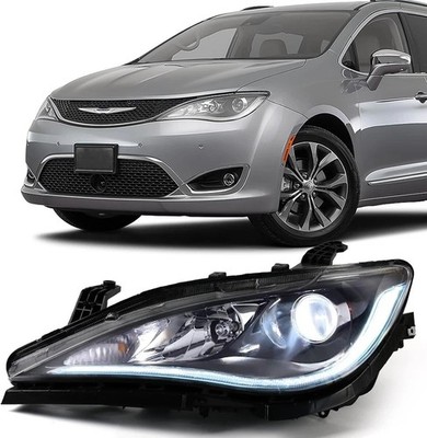 Halogen Headlights Assembly Compatible with Chrysler Pacifica 2018 2019 2020 ...