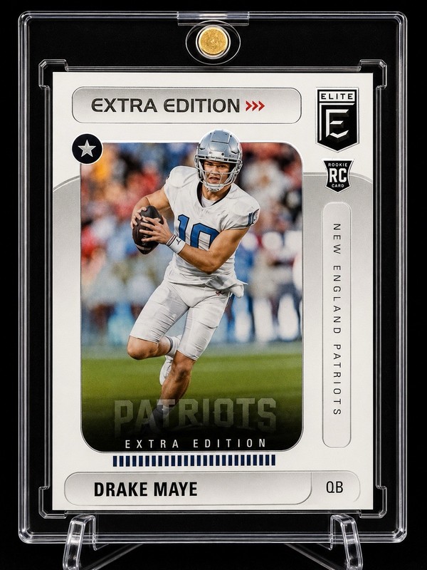 Panini 2024 Donruss Elite Drake Maye RC Extra Edition Rookie #1 Patriots RC