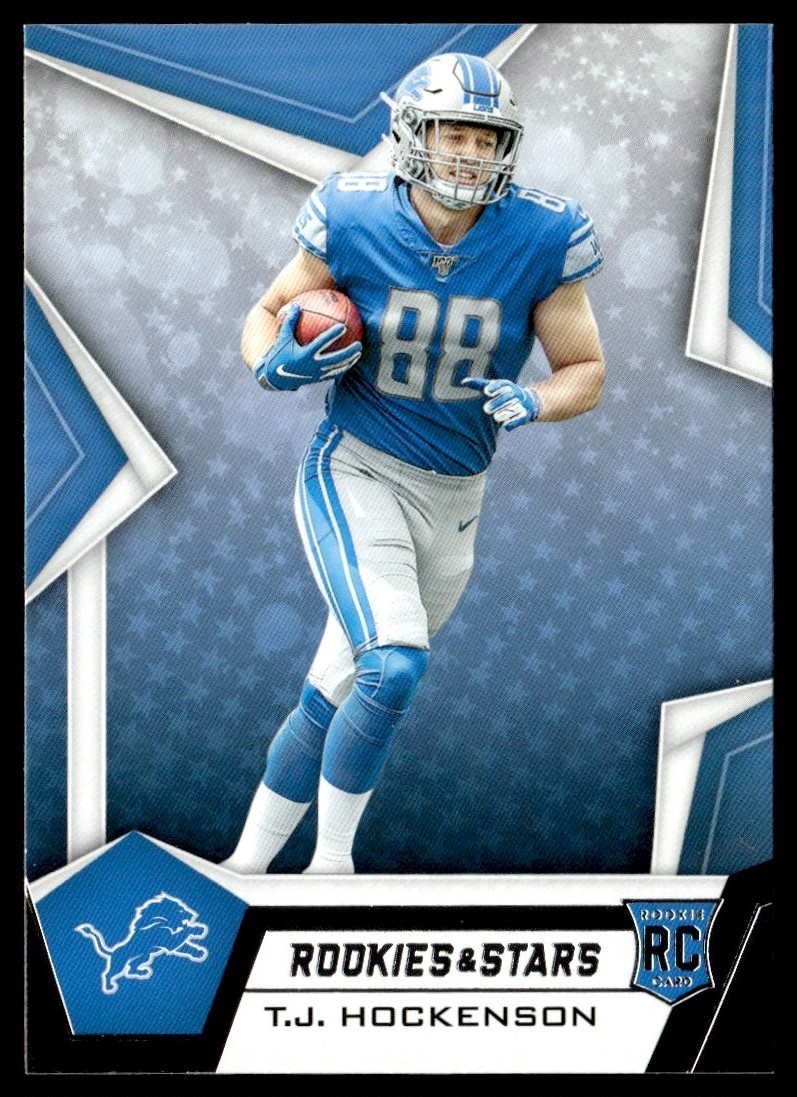 2019 Panini Rookies & Stars T.J. Hockenson Rookie Detroit Lions #104