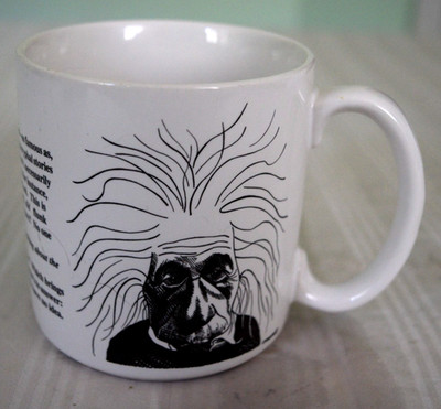 Albert Einstein Coffee Mug Apocryphal Quote Design Funny Literary Gift B15