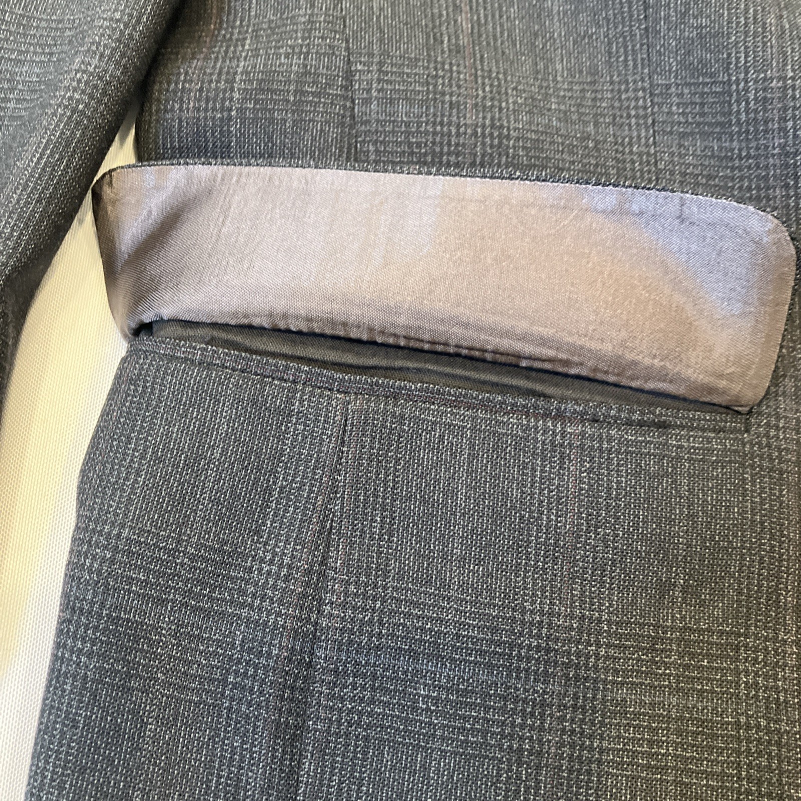 John Alexander Black Patterned Blazer Jacket Flaw… - image 3