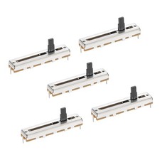 5PCS 45mm B10K Ohm Straight Slide Linear Potentiometer Fader Variable Resistors