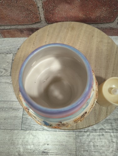Basketville Retired Beach Scene Votive Tealight Candle Holder Built In Shade - Picture 8 of 9