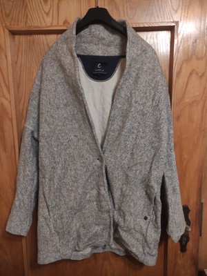Campus Jacke Damen Grau Weiß Gr. L.      2065