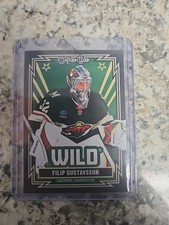 2025-26 UD O Pee Chee Filip Gustavsson 278 Black Border /100