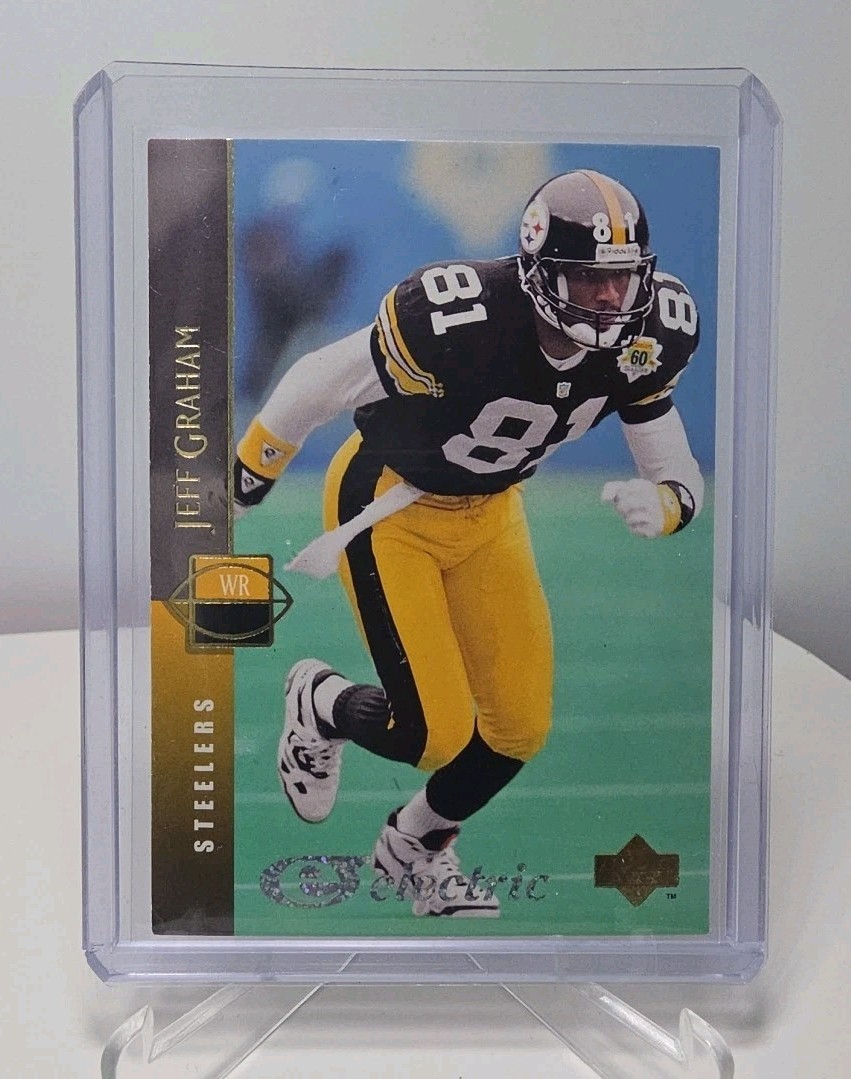 1994 Upper Deck Jeff Graham #203 Electric Silver Pittsburgh Steeler NFL Football