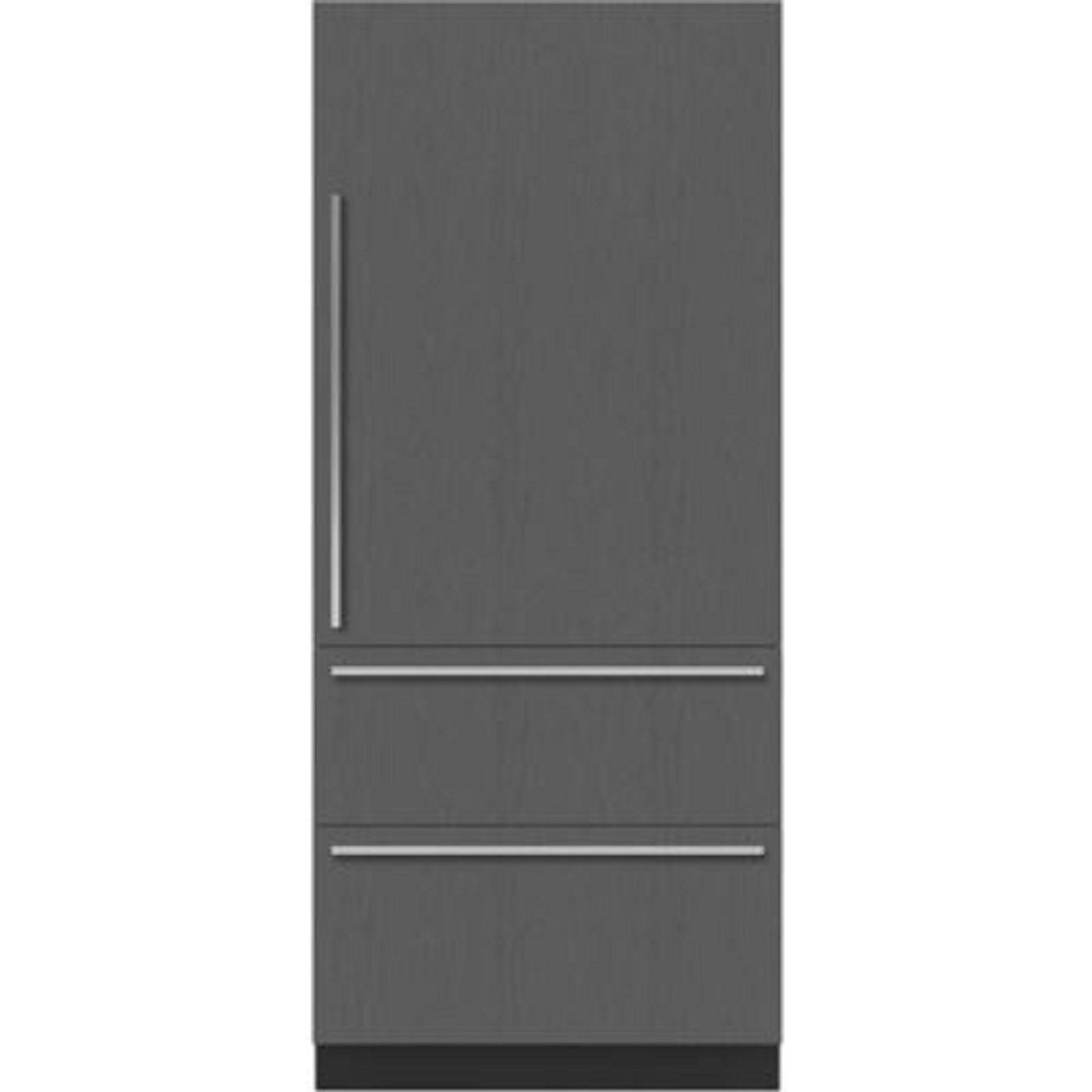 Sub-Zero DET3650CI/R 36" Designer Over-and-Under Refrigerator/Freezer, Ice Maker