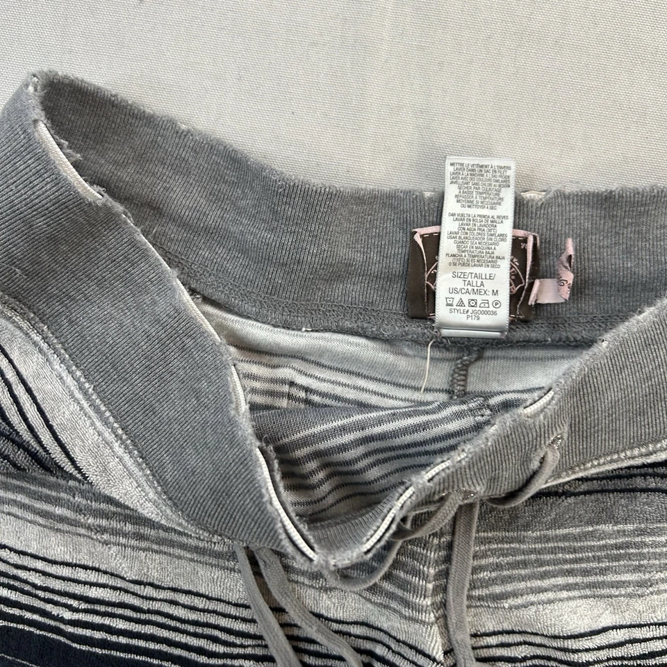 Vintage Juicy Couture Shorts Medium Gray Sweatshirt Fabric Terry Cloth - Image 2 of 4