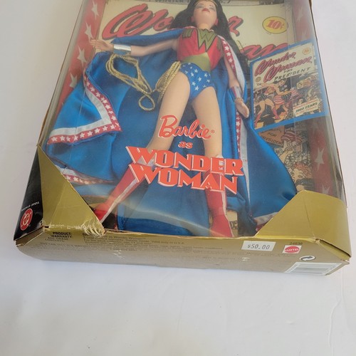 Barbie As Wonder Woman 1999 Edición Coleccionista De Colección, Muñeca Rara, Nueva en Caja - Imagen 4 de 7