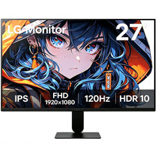 LG 27" Gaming Monitor  27BF410B-B HDR 10 FHD 1920x1080 IPS 120Hz 16:9 D-Sub HDMI