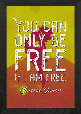 Clarence Darrow Quote 6 Framed Wall Art Poster Canvas Print Picture