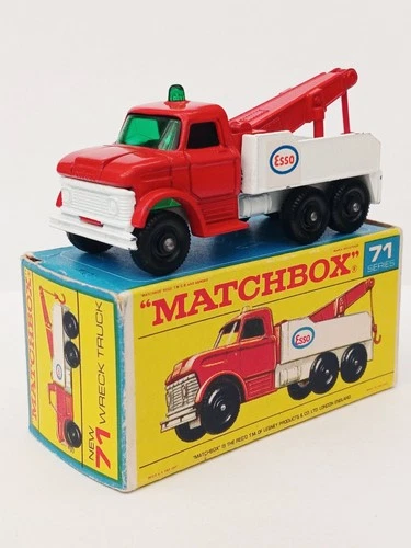 Matchbox Series Lesney No71c 1968 Ford Heavy Wreck Truck, MINT IN ORIGINAL BOX.
