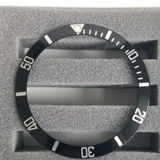 Genuine new Rolex Submarine Bezel Insert 16610/16800 Black/Silver